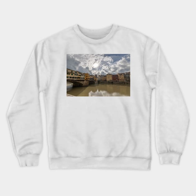 Ponte Vecchio Crewneck Sweatshirt by Memories4you